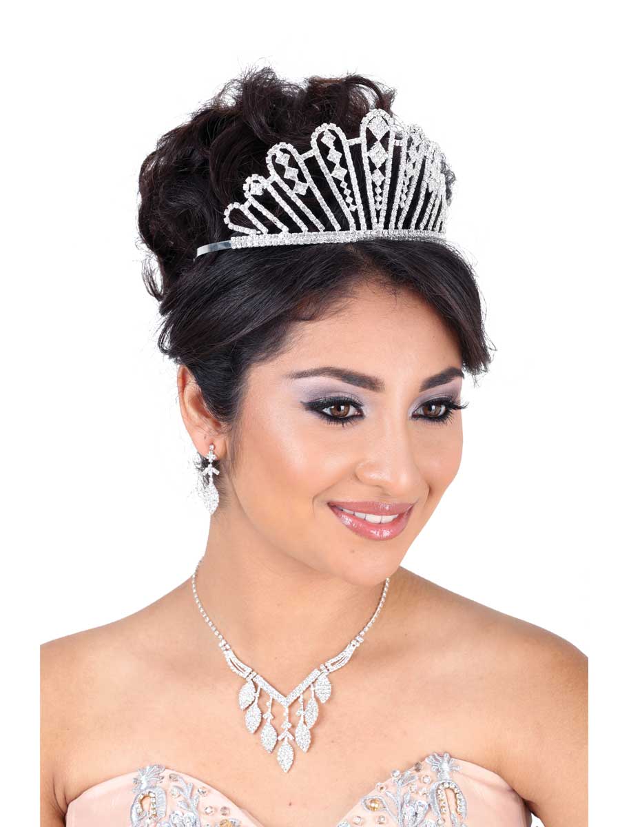 Coronas De Quinceanera Misxvprimameras C.026 Plata Acrílica 600172