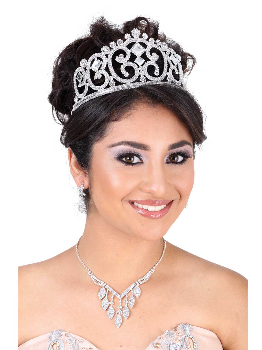 Coronas De Quinceanera Misxvprimameras C.025 Plata Acrílica 600178