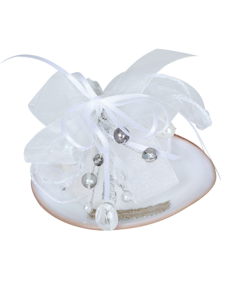 Juego De Velas Concha Mis Xv Primaveras Concha Liston/Porcelana Blanca 601383
