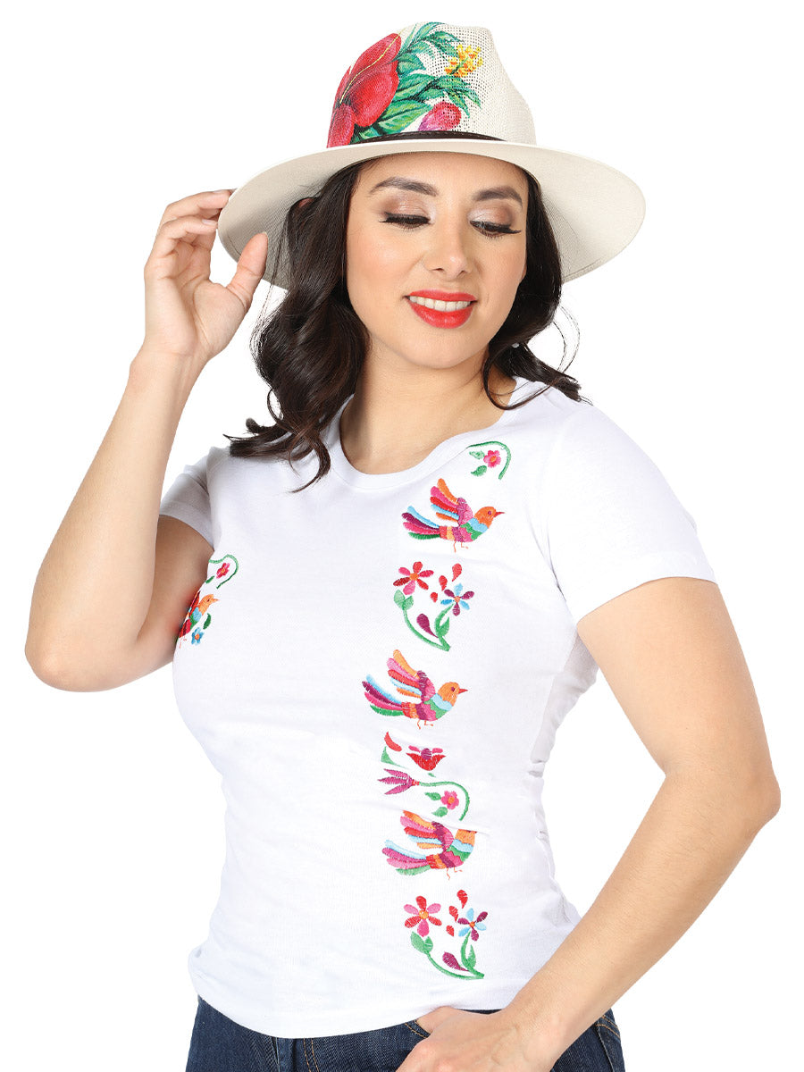 Playera M/ Corta Mexico Artesanal Lcx10 Blanco 602759