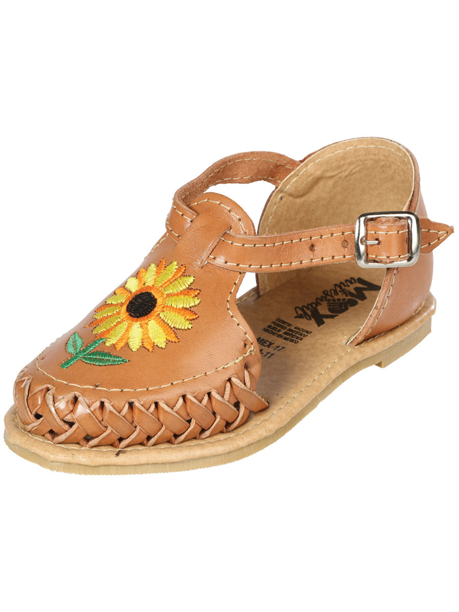 Artesanal Mexicano Sandalias Piel Tang 603482