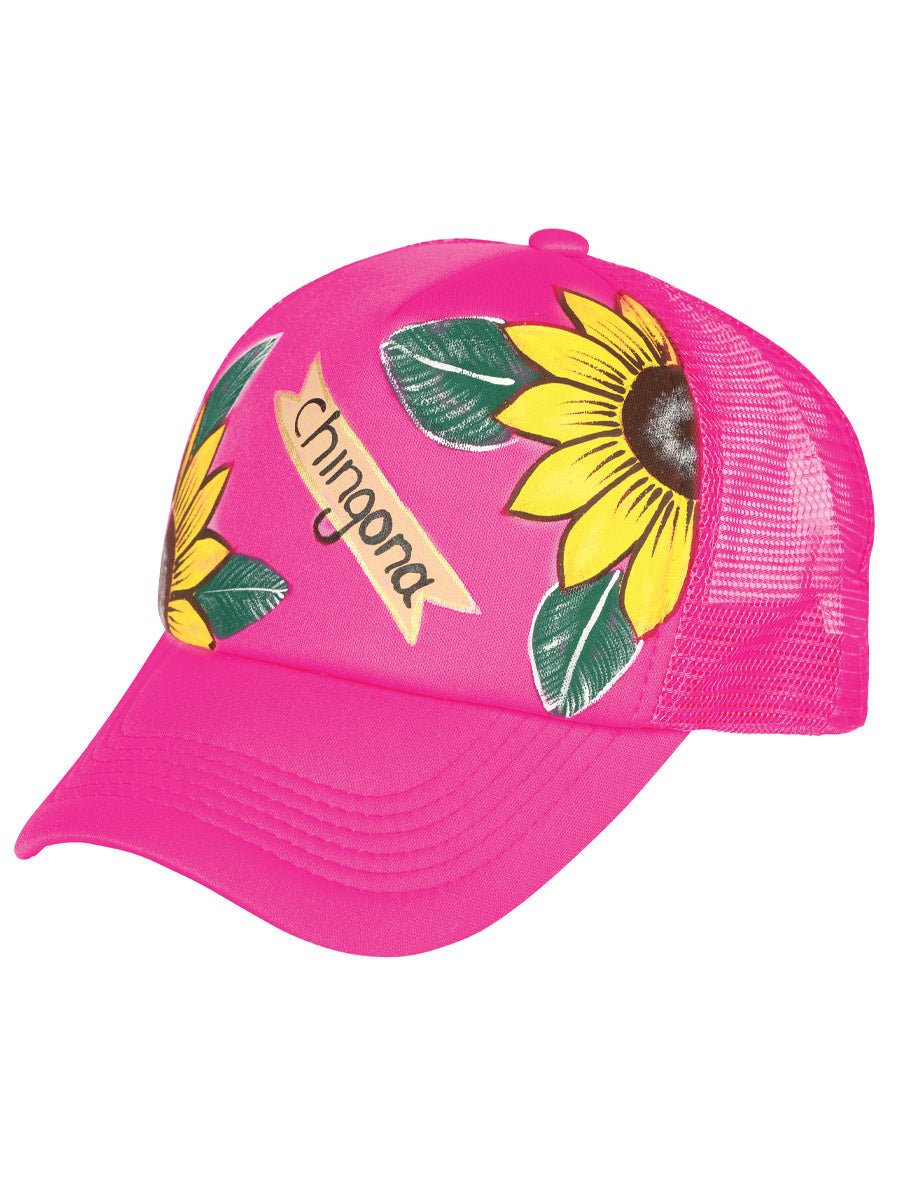 Gorra Mexico Artesanal Chingona 60% Poliester, 40% Nailon Rosa 603662