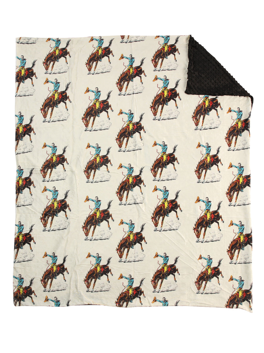 Mantas Bull Rider El General Western Wear Syg-006-4 Tela Blanco 702086