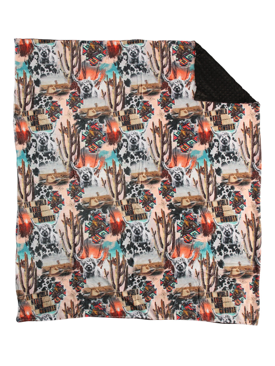 Mantas Zarape El General Western Wear Stg-006-6 Tela Multicolor 702088