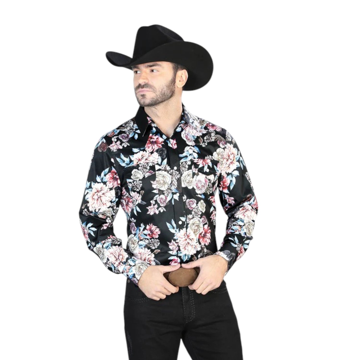 Camisa Vaquera Broche  Hombre