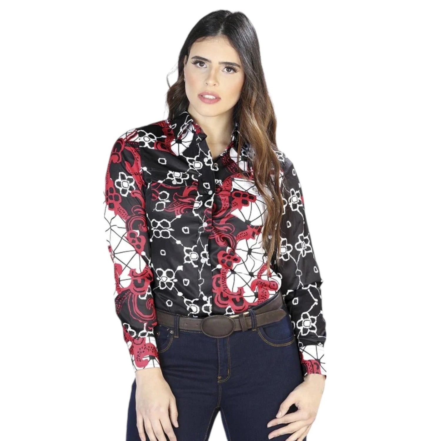 Camisa Vaquera Broche Dama