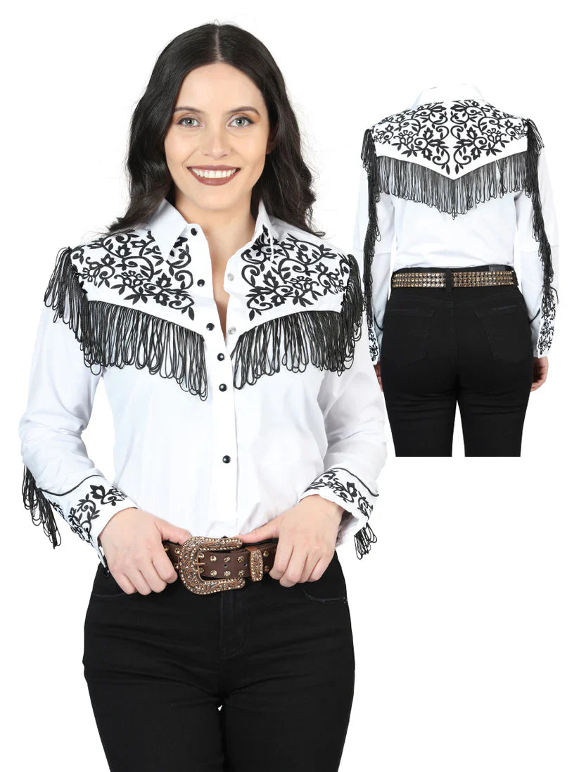 Blusa Vaquera Bordada Dama