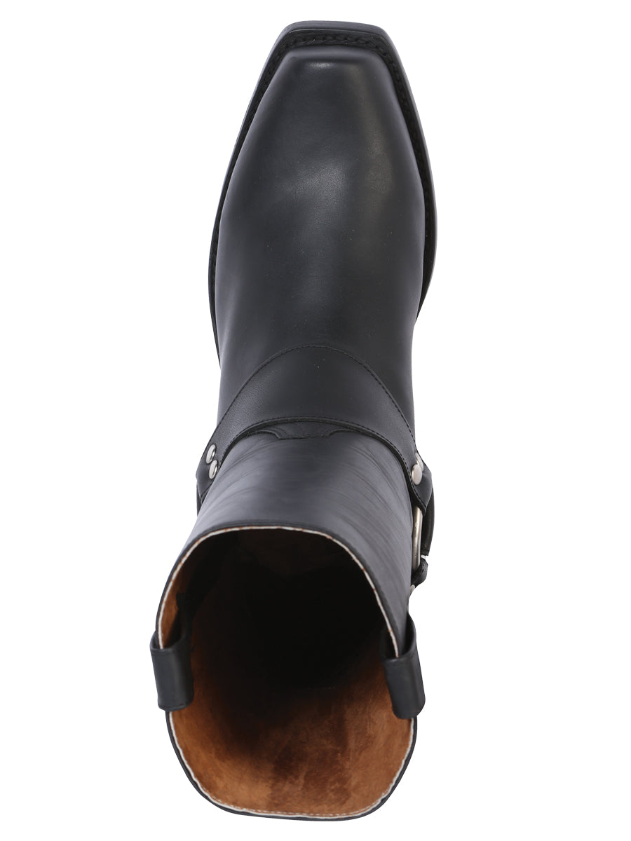 el General Motociclista Bota - Encerado Negro 134