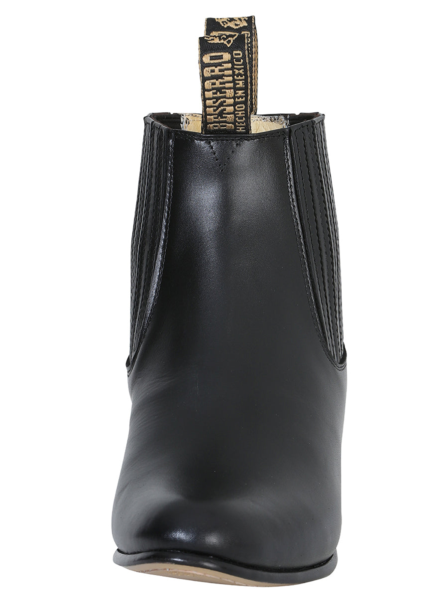 el Besserro Charro Bota - Piel Negro 207