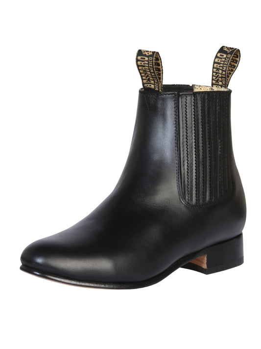 el Besserro Charro Bota - Piel Negro 207