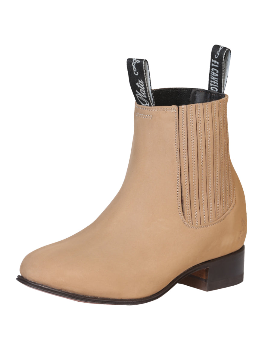 Canelo Charro Bota - Nobuk - Beige 230