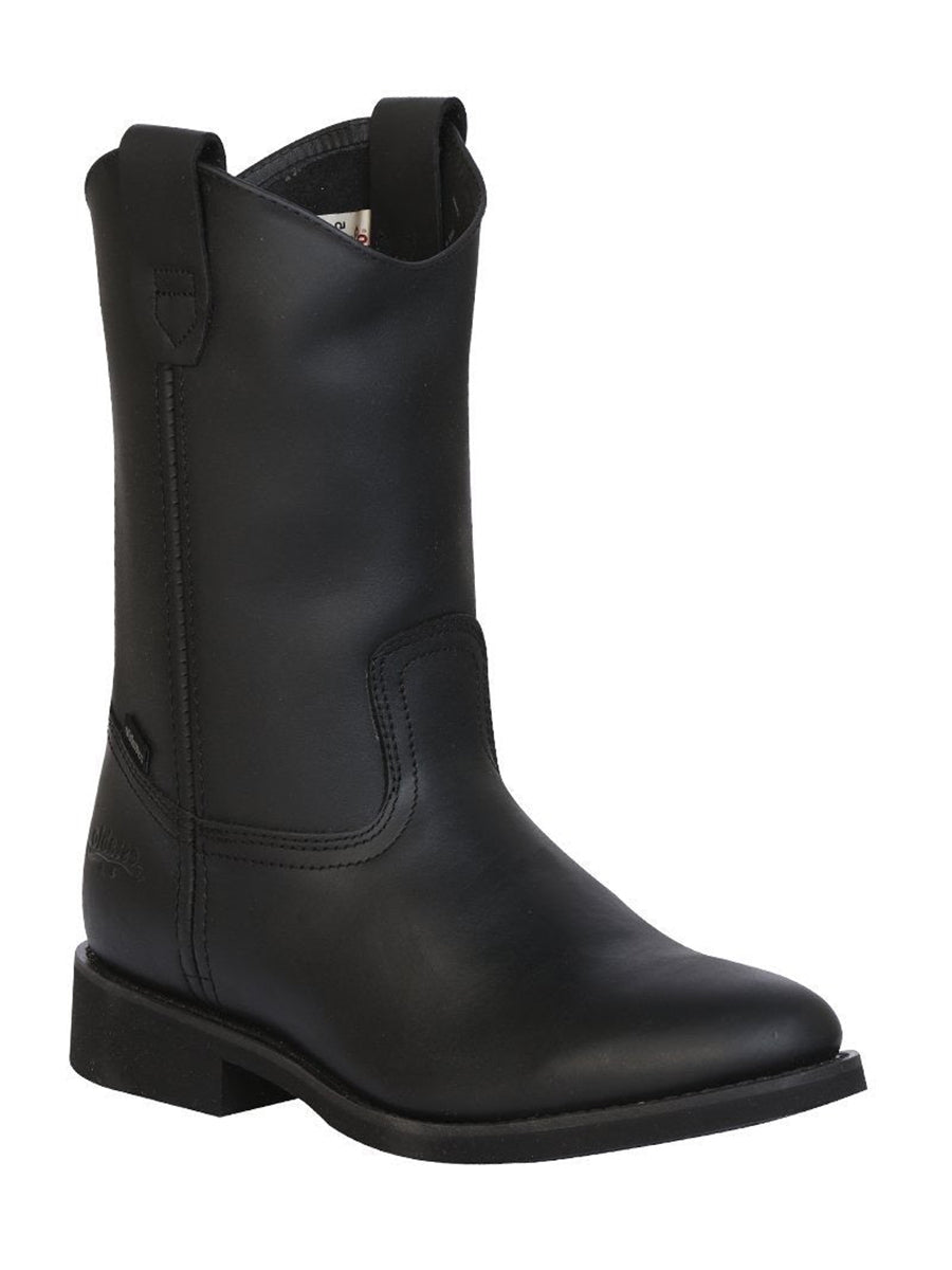 Establo Caballero Bota de Trabajo - Piel Grasso - Negro 311