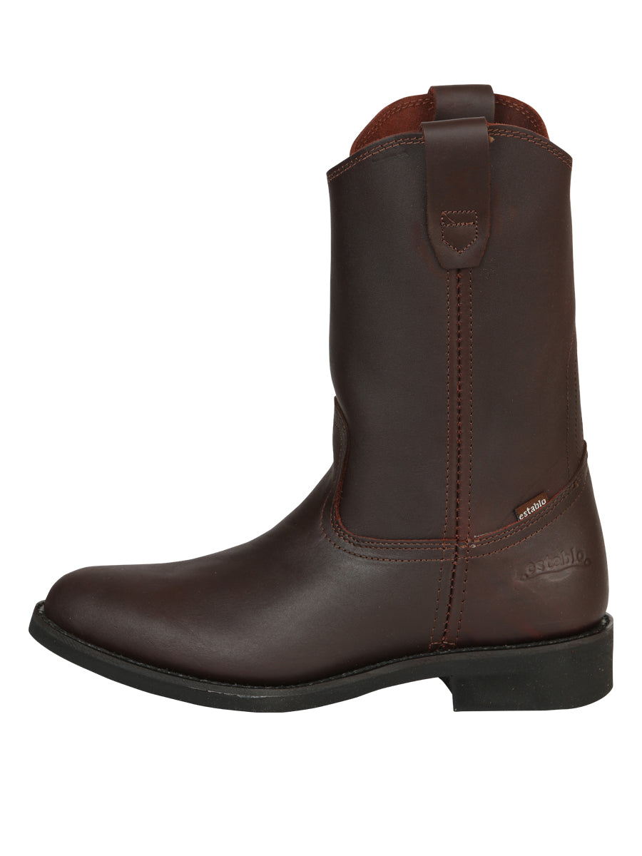 Establo Caballero Bota de Trabajo - Piel Grasso - Shedron 316