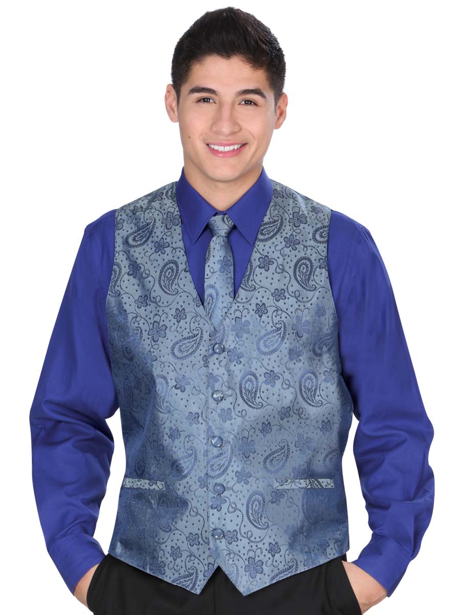 CHALECO DRESS EL GENERAL SS15-JS2 100% POLYESTER BLUE 34139