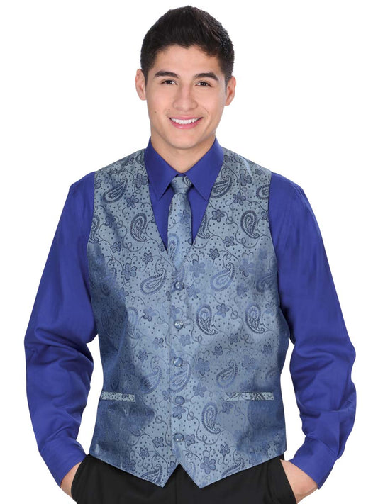 CHALECO DRESS EL GENERAL SS15-JS2 100% POLYESTER BLUE 34139