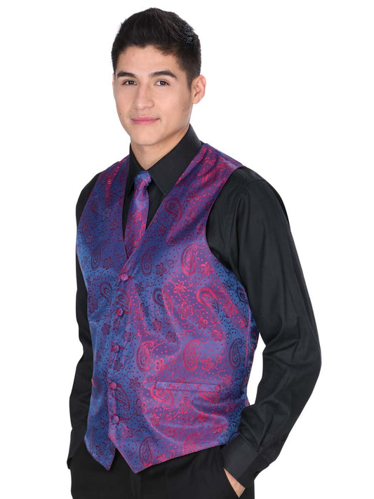 CHALECO DRESS EL GENERAL SS15-JS2 100% POLYESTER RED 34140