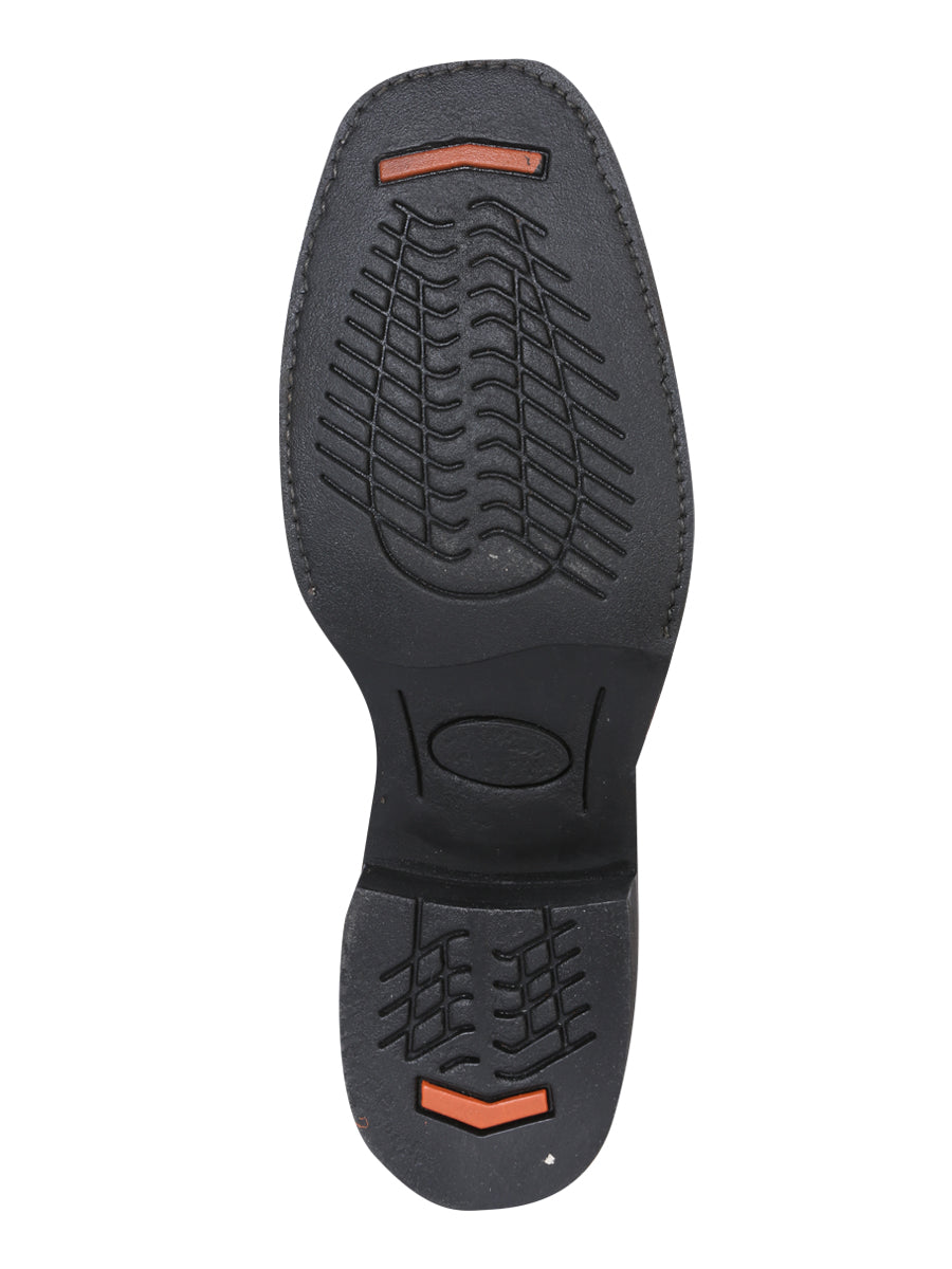 El General Rodeo Bota - Loco Café/oscuro Café Con Bordado 34311