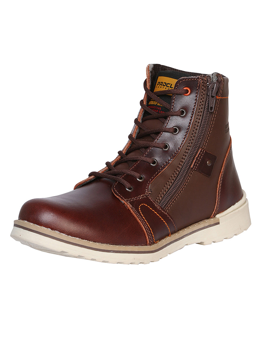 Procliff Protection Pull Up Bota de Trabajo - Vino 35209