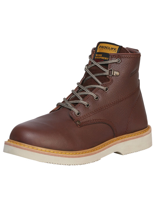 Procliff Protection Lace - Up Trabajo Zapato - Walnut 35211