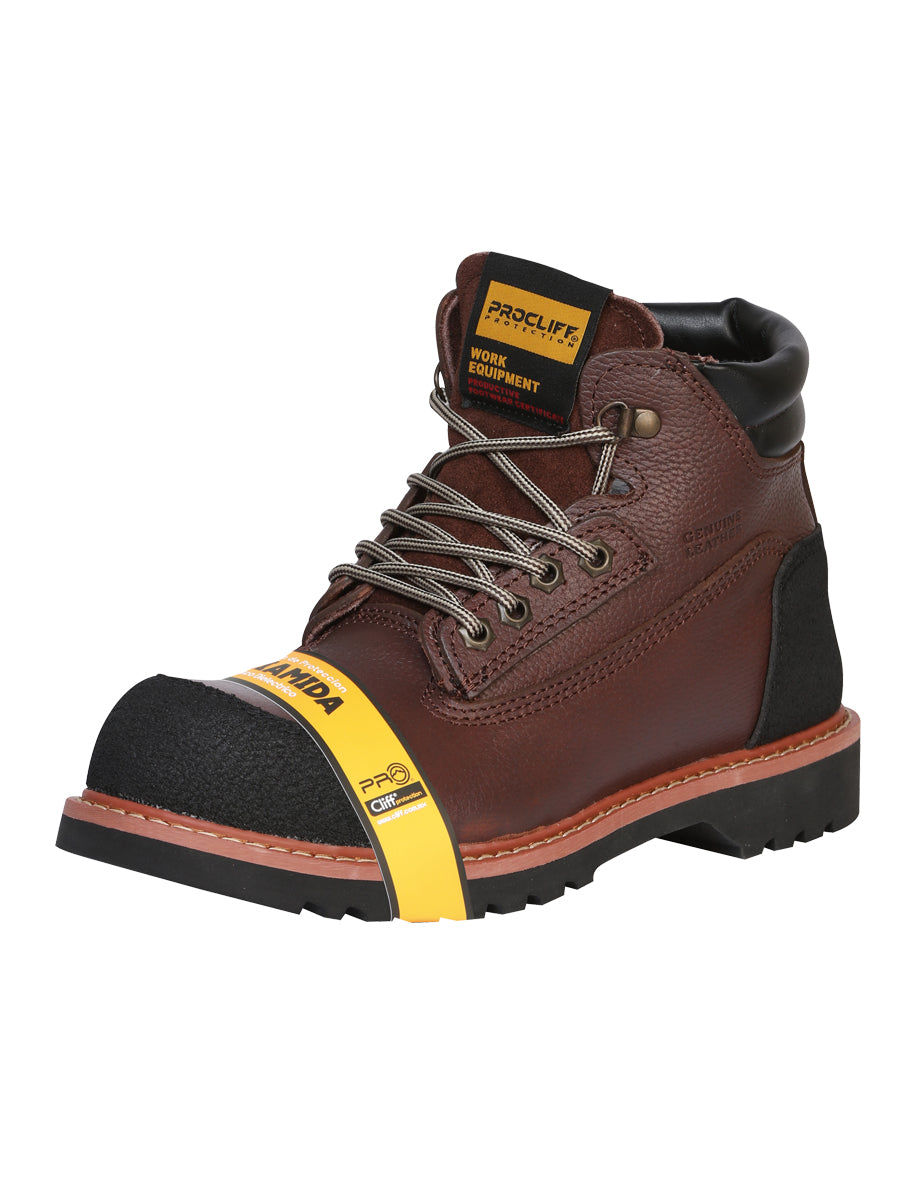 Procliff Protection Lace - Up Bota de Trabajo - Walnut 35217