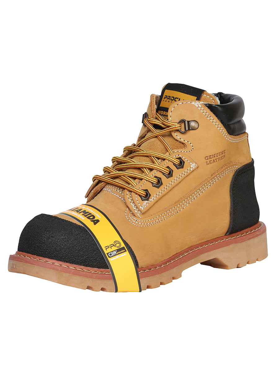 Procliff Protection Lace - Up Trabajo Zapato - Nobuk Miel 35218