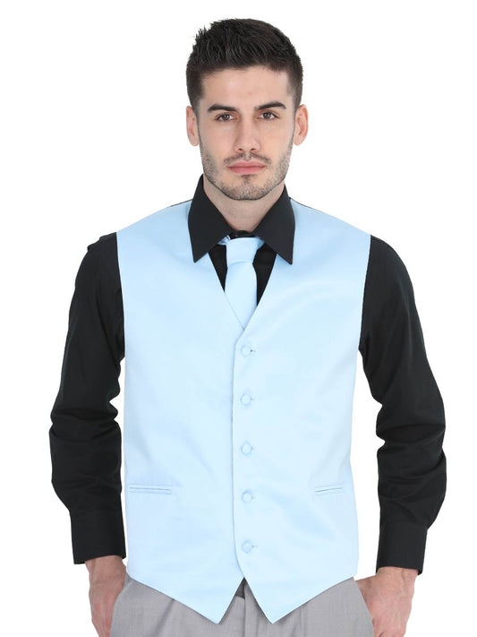 CHALECO  EL GENERAL ELVESTTIESET 100% POLYESTER BLUE 40311