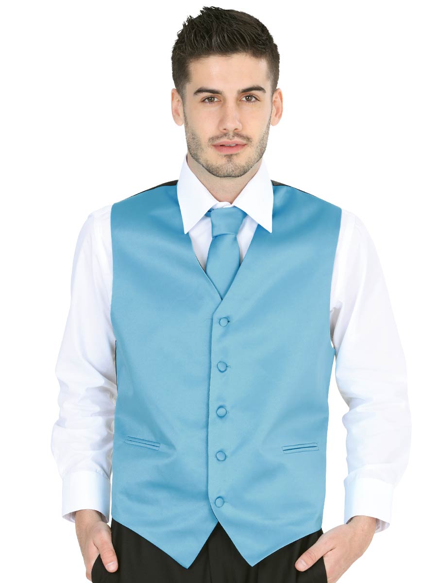 CHALECO  EL GENERAL ELVESTTIESET 100% POLYESTER TURQUOISE 40316