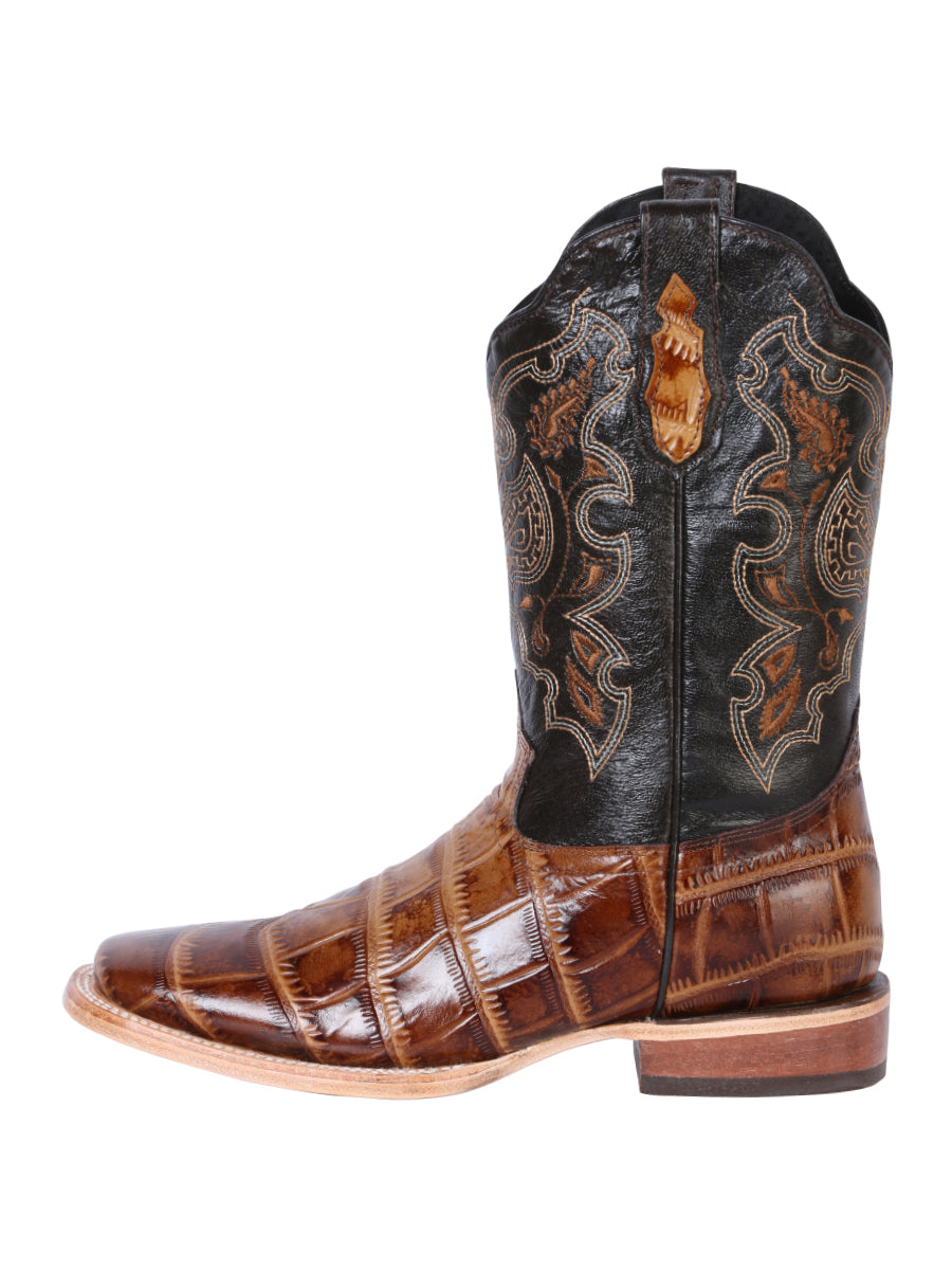 el General Rodeo Bota - Printed Caiman Light Café 41794