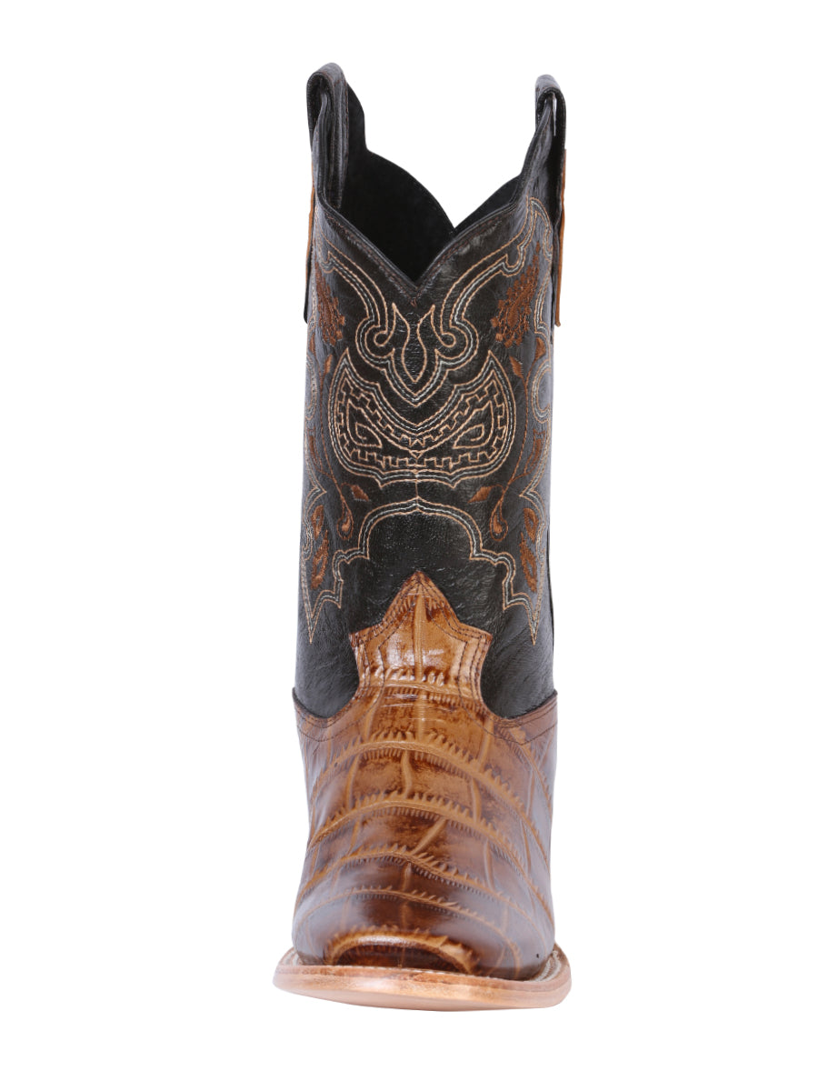 el General Rodeo Bota - Printed Caiman Light Café 41794