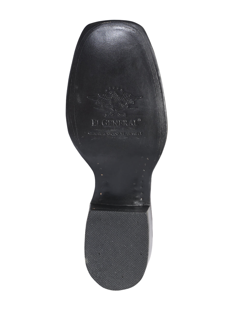 el General Rodeo Bota - Printed Avestruz Borgoña 41901