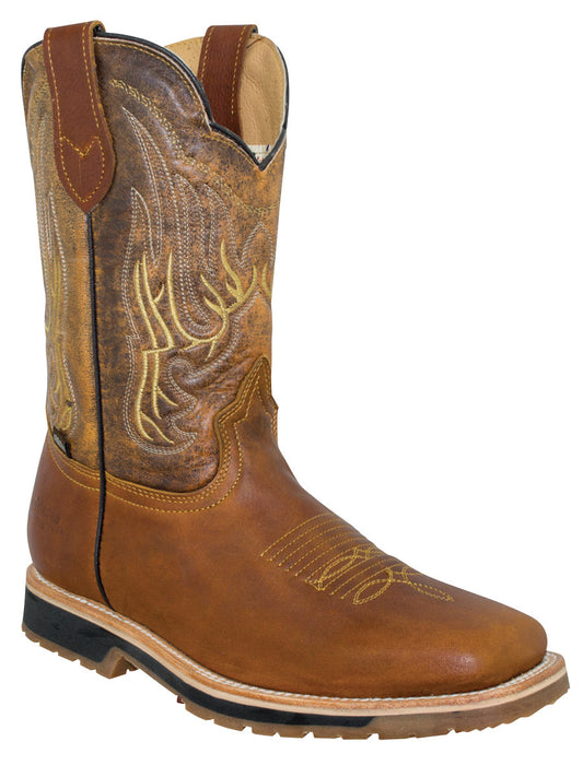 Bota Rodeo C/Casco Establo 619-421 Grisly Miel 41972