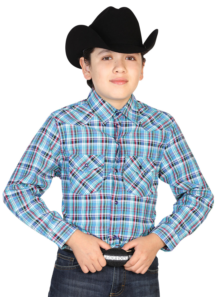 Camisa Vaquera Para Nino El General 2019-49 55% Algodón 45%Polyester Verde 42321