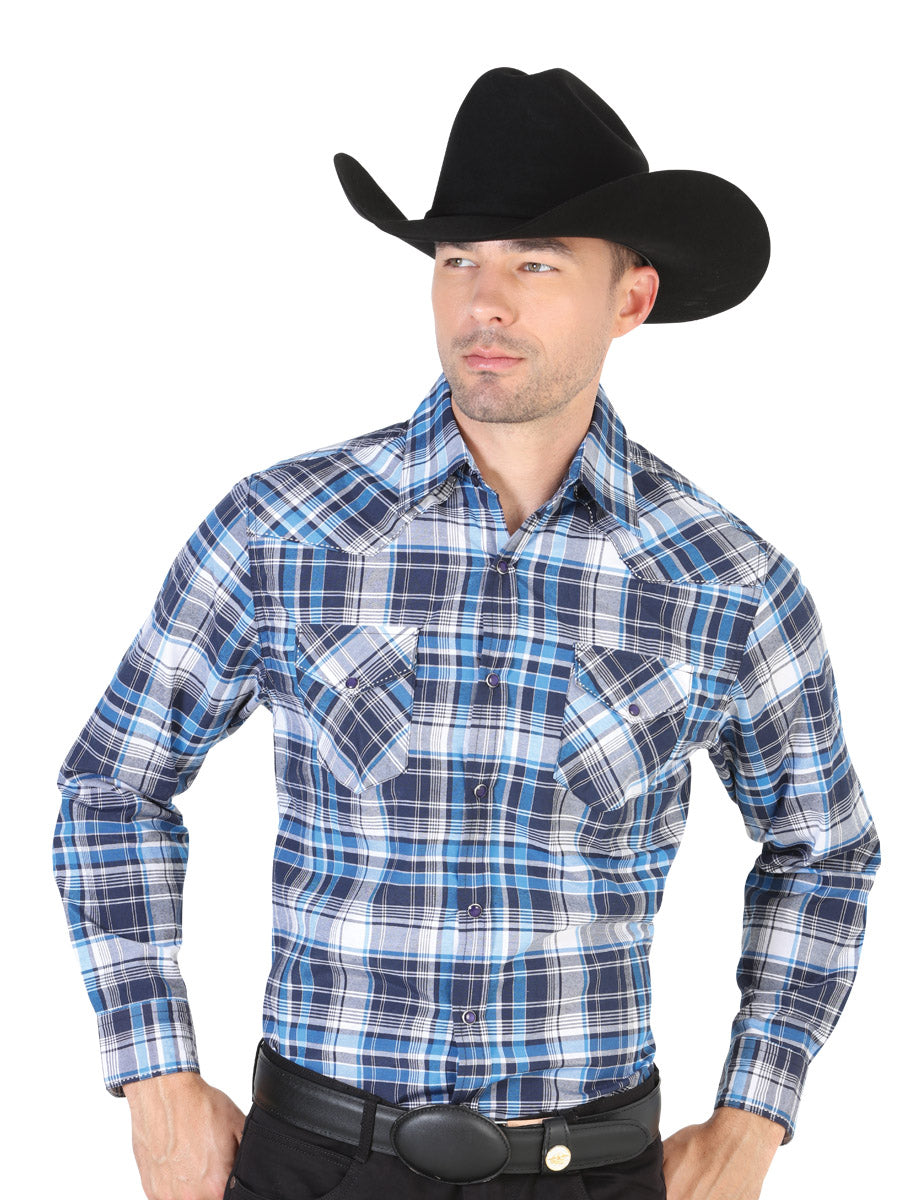 Camisa Vaquera M/ Larga El General 2019-88 55% Algodón 45%Poliéster Azul 42488