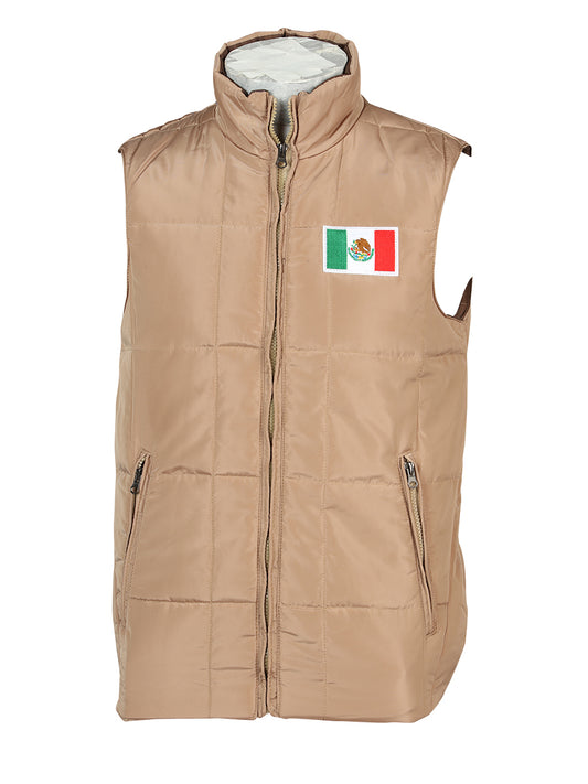 CHALECO CASUAL EL GENERAL 2019-212 100% POLIESTER CAQUI 42613