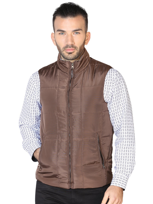 CHALECO CASUAL EL GENERAL 2019-211 100% POLIÉSTER CAQUI/CAFÉ 42614