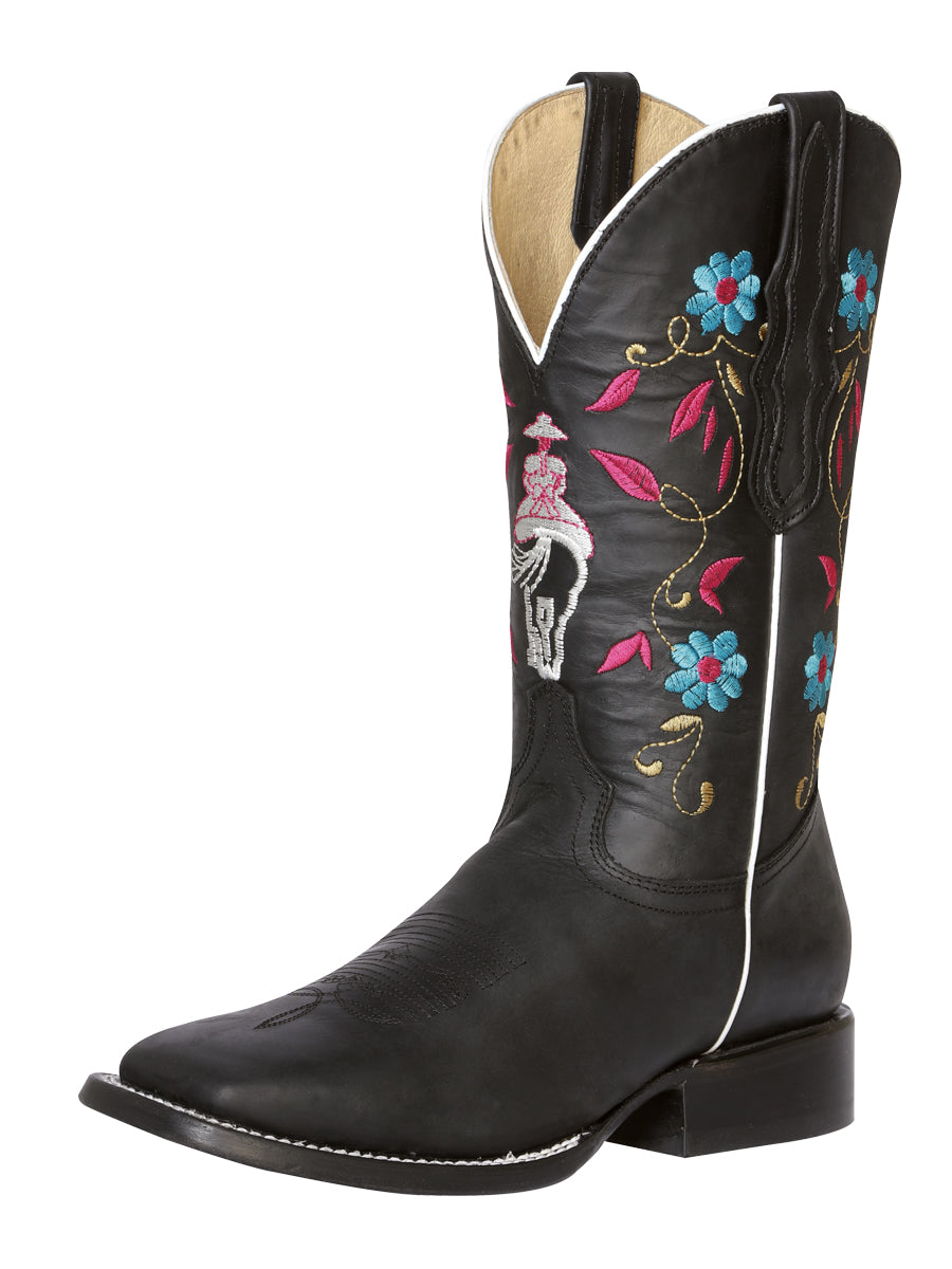 Bota Rodeo Dama El General Crazy Negro - Modelo 42976