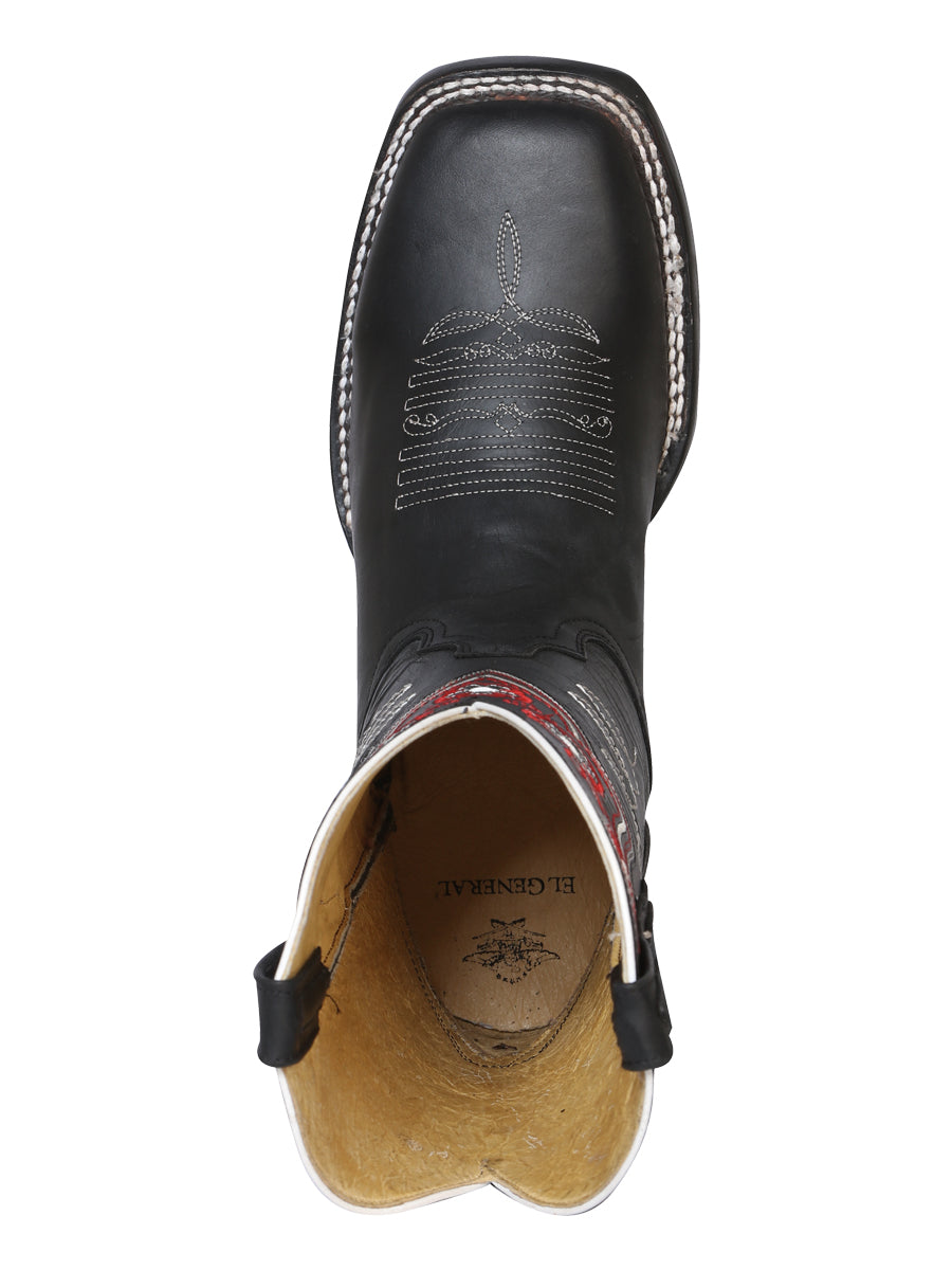 Bota Rodeo Dama El General Crazy Negro - Modelo 42977