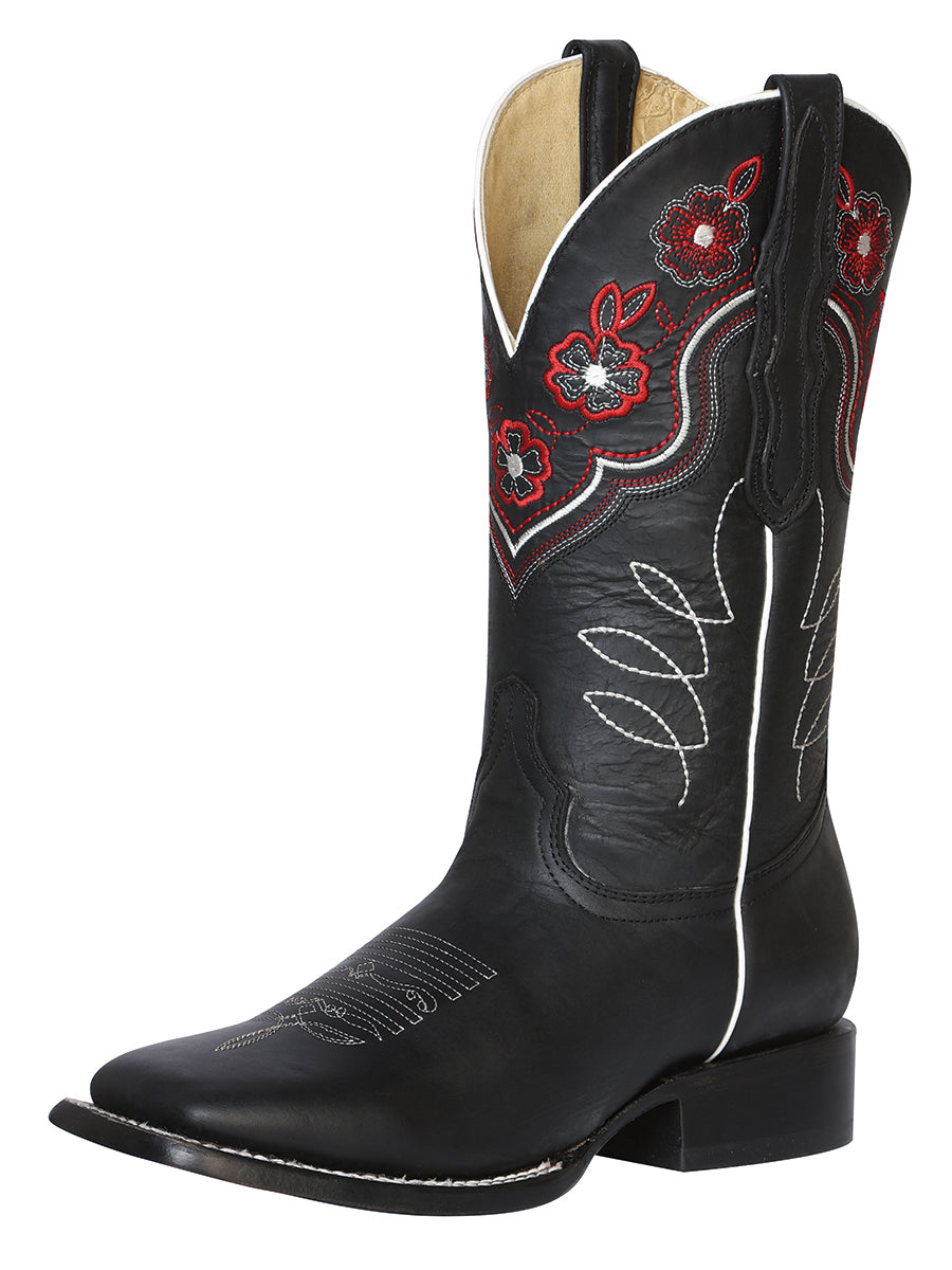 Bota Rodeo Dama El General Crazy Negro - Modelo 42977