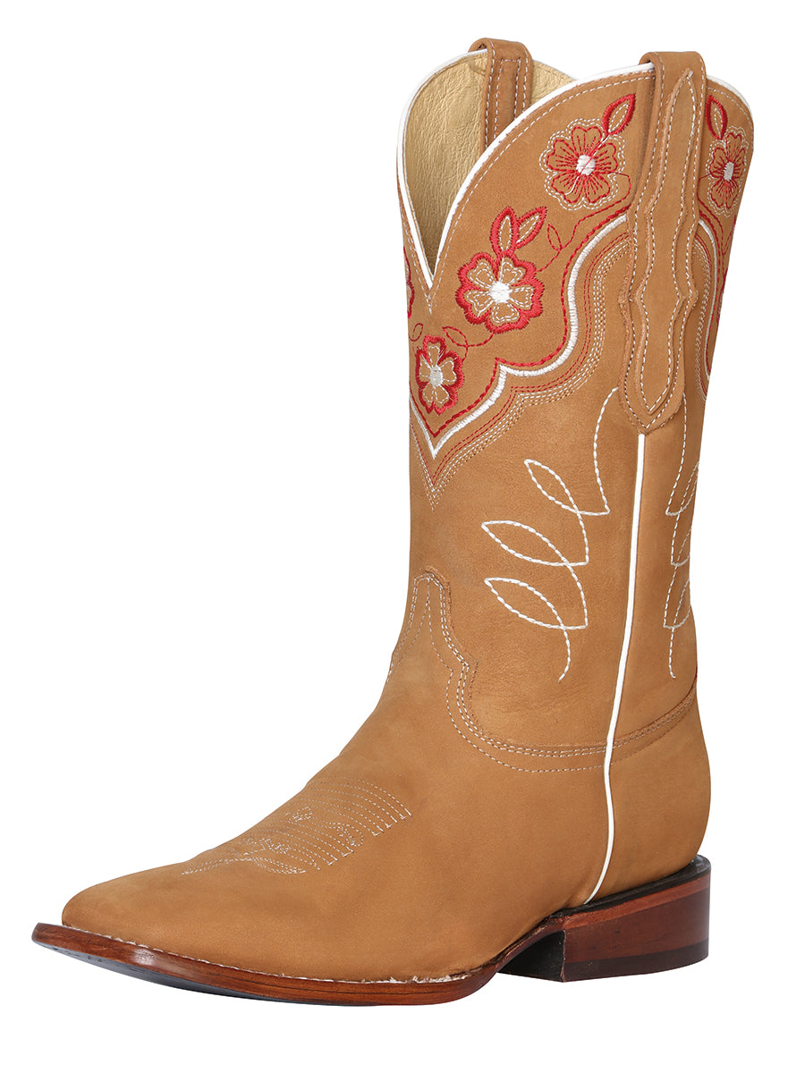 Bota Rodeo Dama El General Nobuck Durazno - Modelo 42979