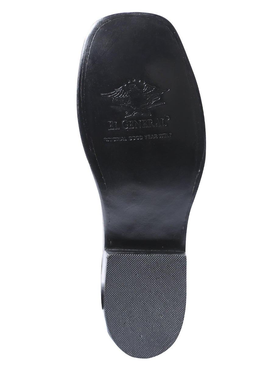 Bota Rodeo El General Rod-19-40 Piel Bovino Crazy Negro 42994