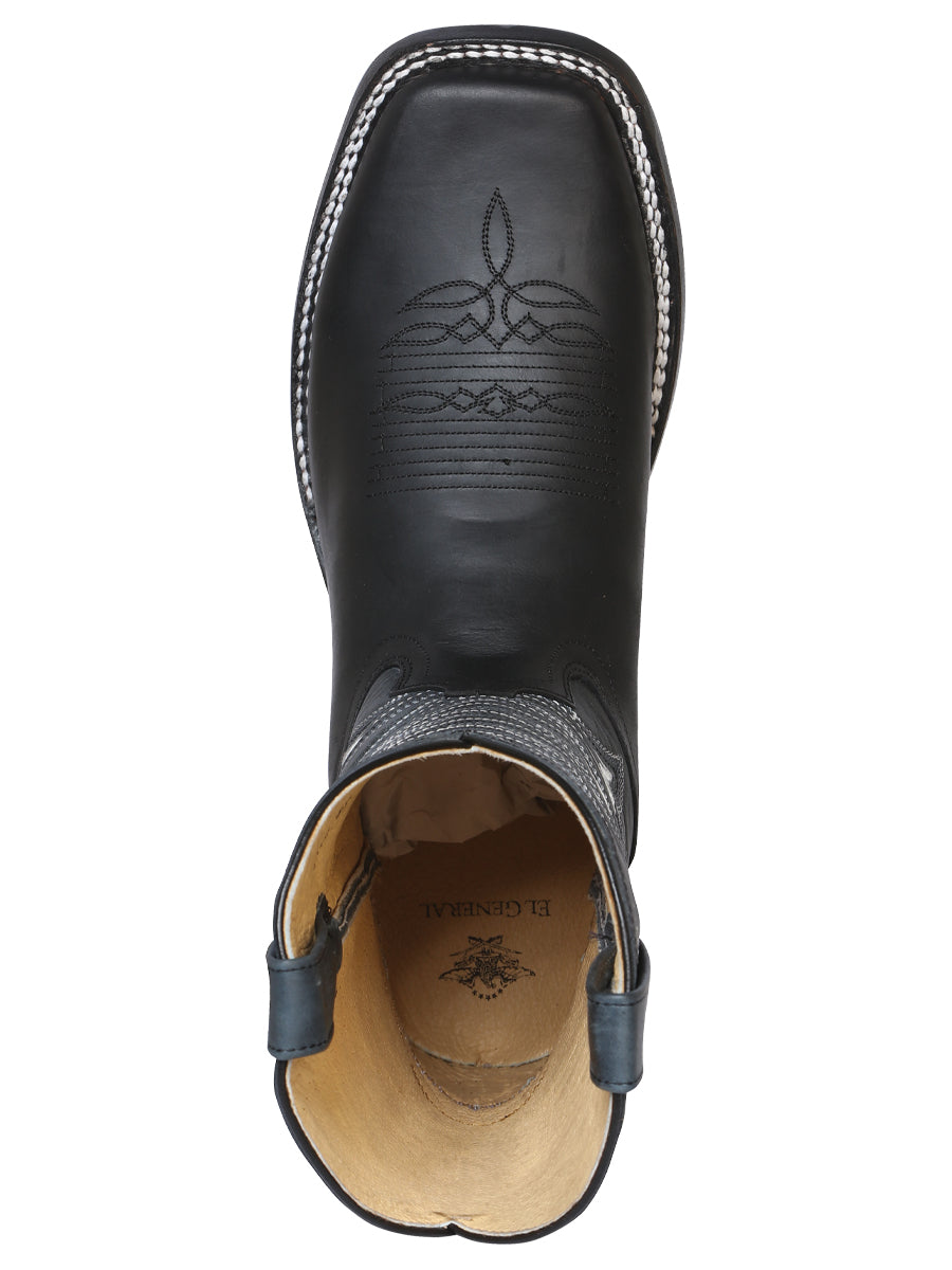 Bota Rodeo El General Rod-19-40 Piel Bovino Crazy Negro 42994