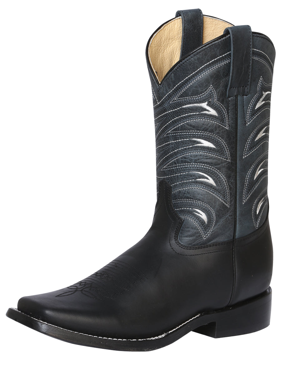 Bota Rodeo El General Rod-19-40 Piel Bovino Crazy Negro 42994