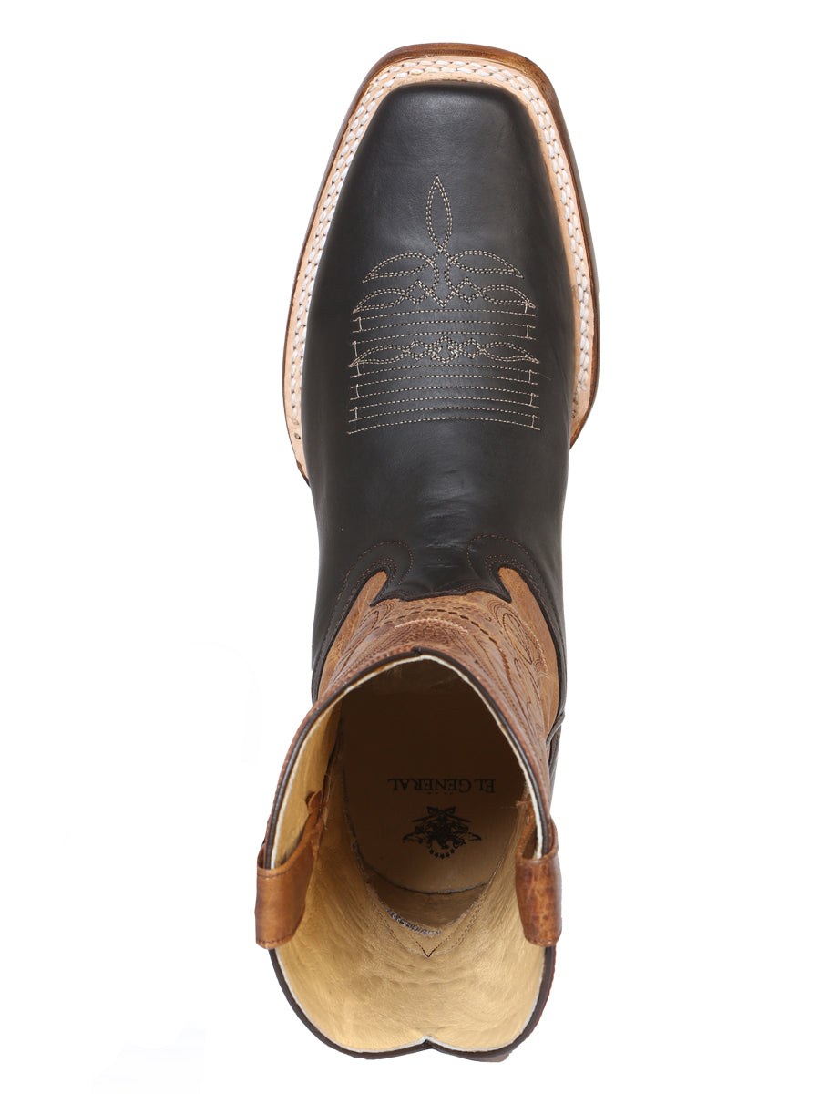 Bota Rodeo El General Atl-oi-38 Piel Bovino Crazy Choco 42996