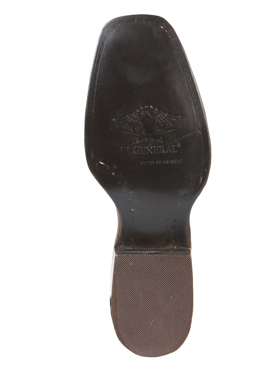 Bota Rodeo El General Atl-oi-38 Piel Bovino Crazy Choco 42996