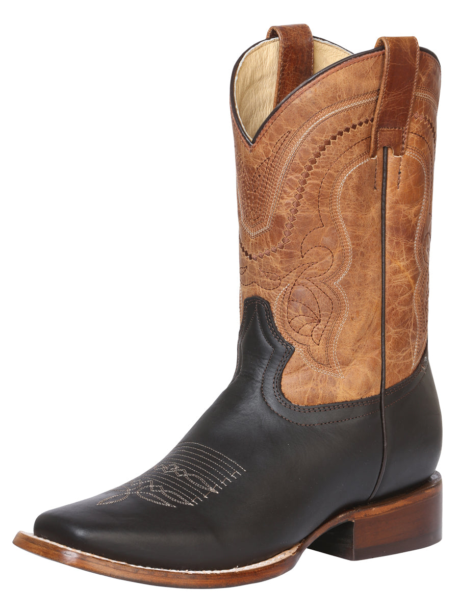 Bota Rodeo El General Atl-oi-38 Piel Bovino Crazy Choco 42996