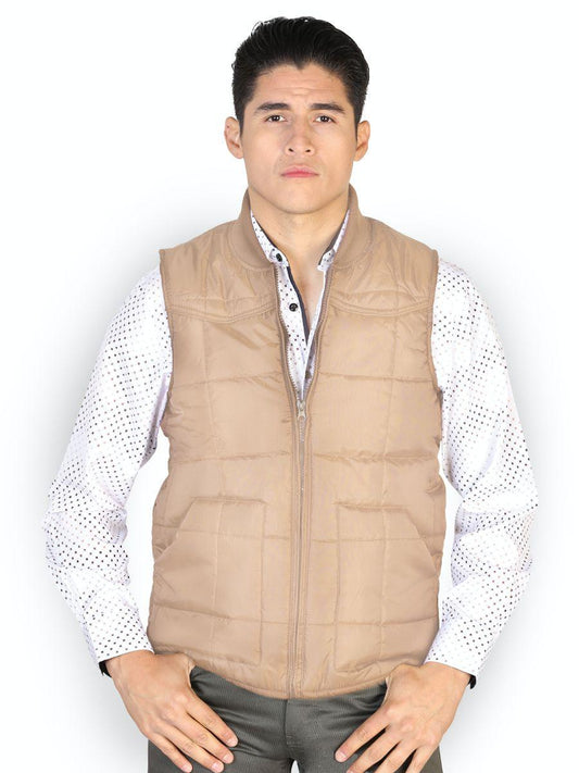 CHALECO CASUAL EL GENERAL 2019-211 100% POLIÉSTER CAQUI/CAFÉ 43159