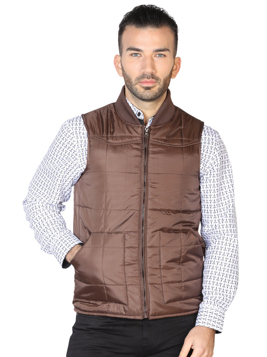 CHALECO CASUAL EL GENERAL 2019-173 100% POLIÉSTER Marrón 43160