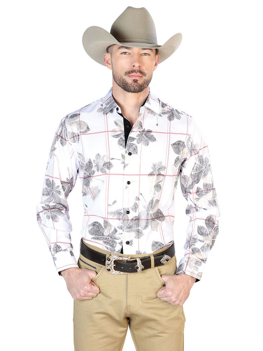 Camisa Casual Manga L El Señor De Los Cielos Wh7-202 97% Poliéster 3% Elastano Blanco 43854