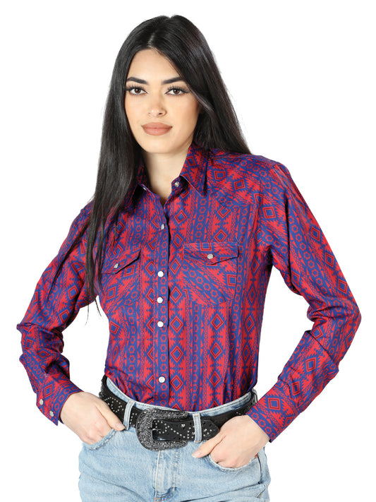 Camisa Vaquera L/ Manga El Señor De Los Cielos No.4043 65% Poliéster 35% Algodón Mostaza 44203