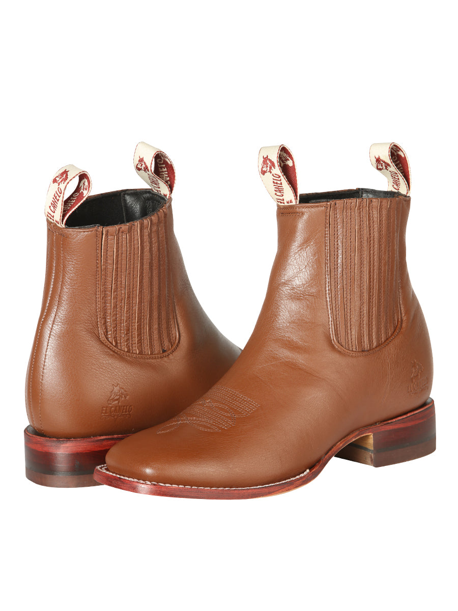 el Canelo Caballero Fronterizo Tobillo Botas - Ikon Wood 44242